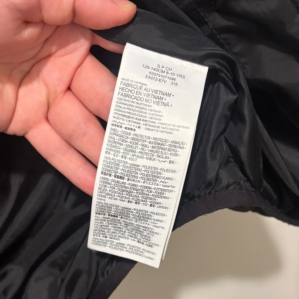 Levi's Black and Camo Hooded Puffer Jacket